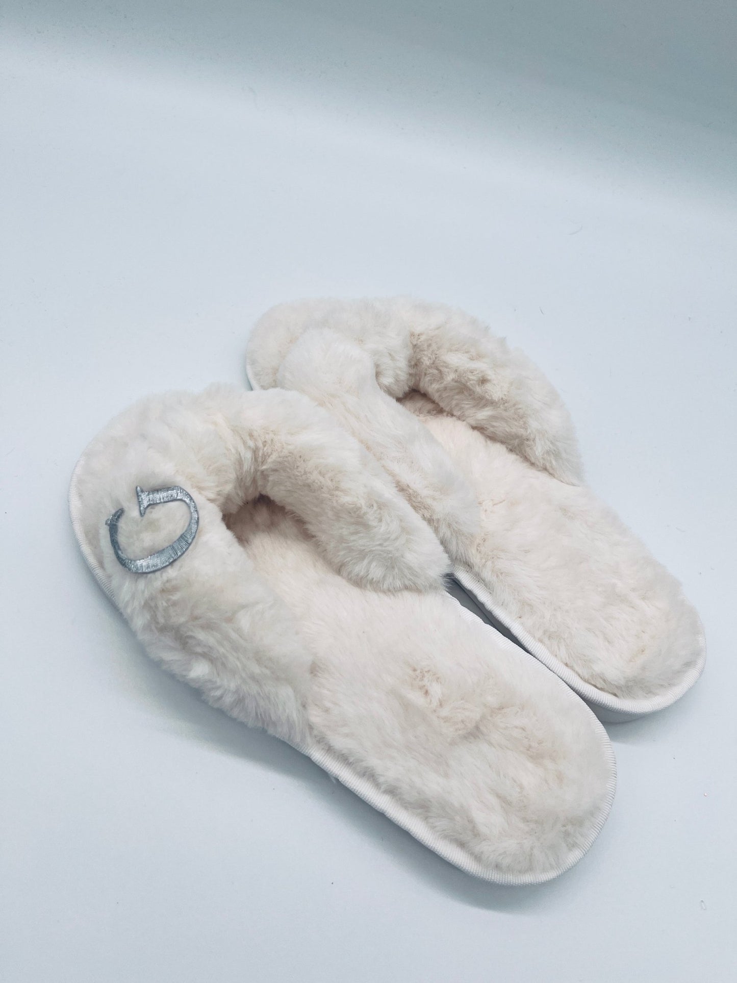 fluffy flip flop slippers