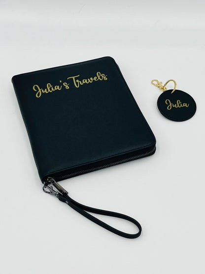 Personalised Travel Organisers -Vinyl Personalisation - sweetassistant