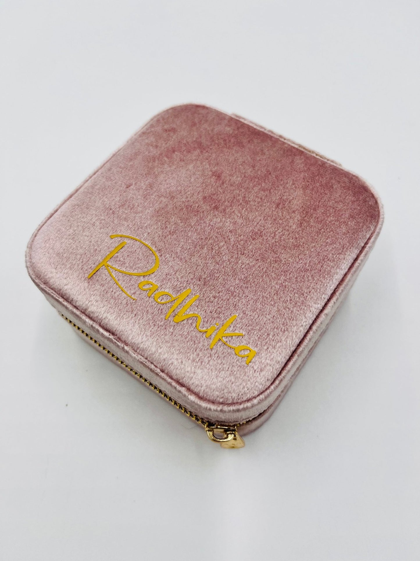 Personalised Velvet Travel Jewellery Case - sweetassistant