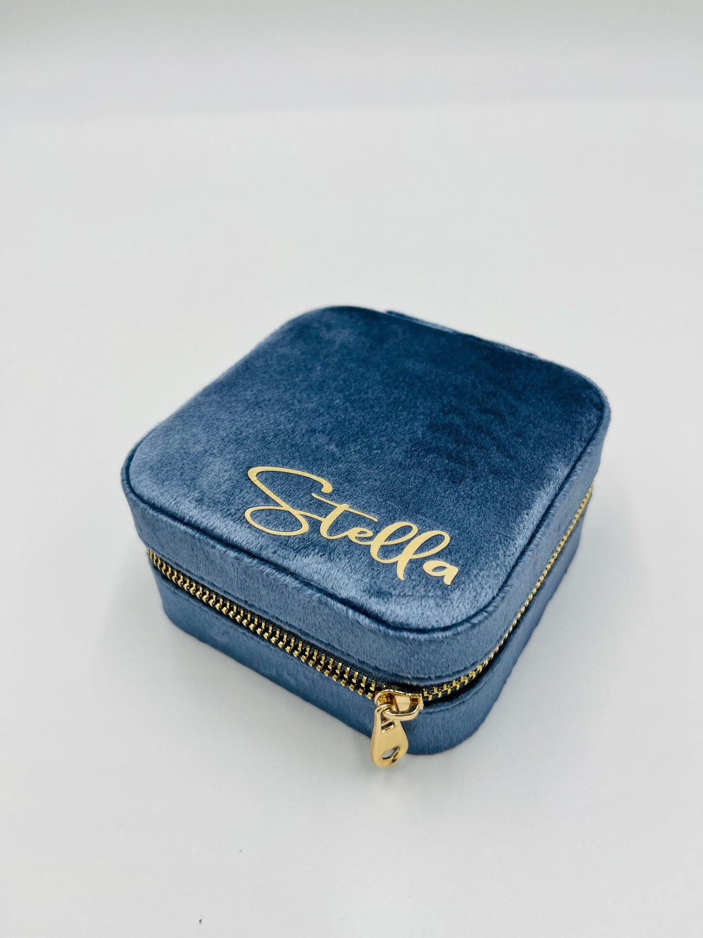 Personalised Velvet Travel Jewellery Case - sweetassistant