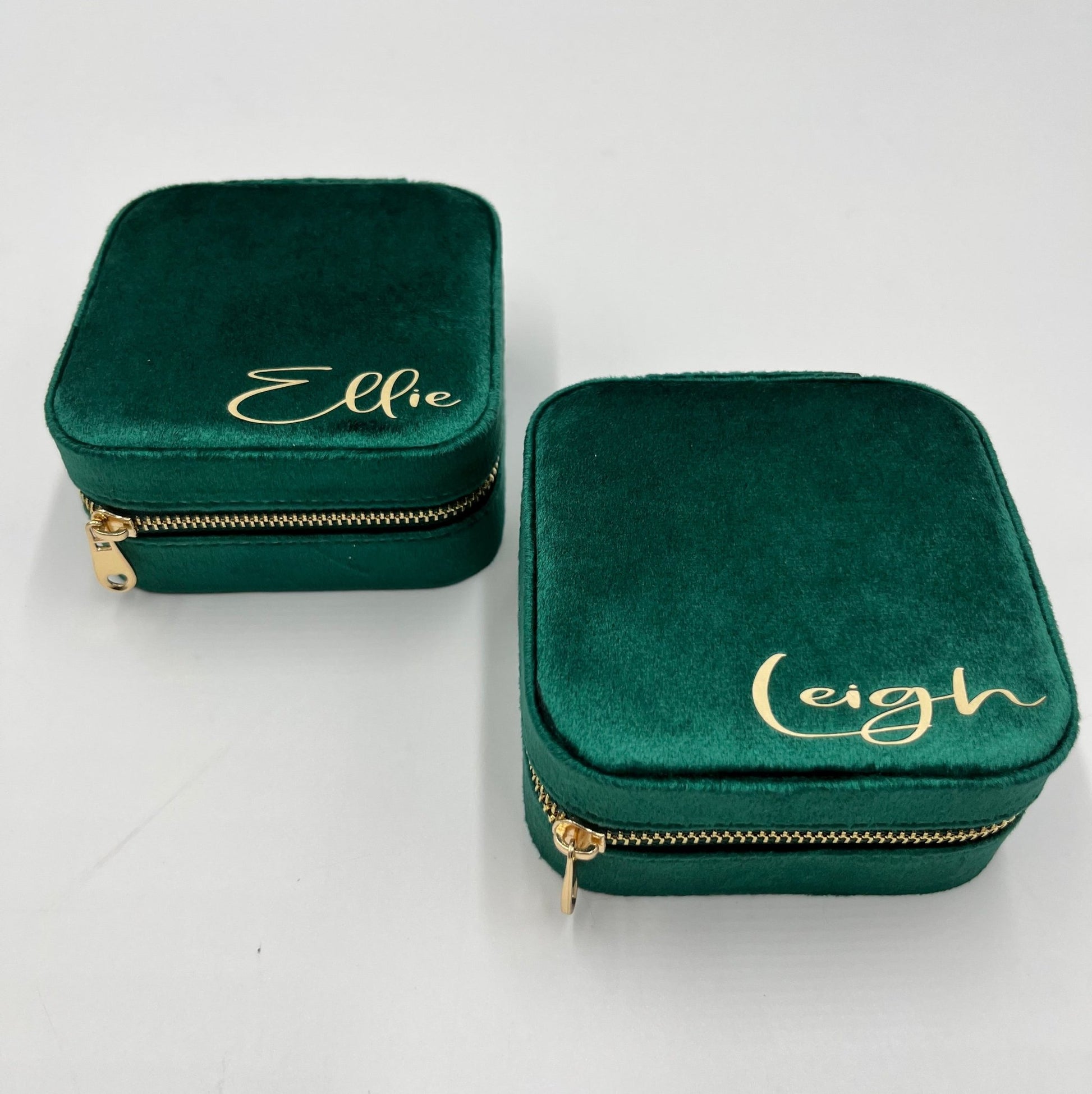 Personalised Velvet Travel Jewellery Case - sweetassistant