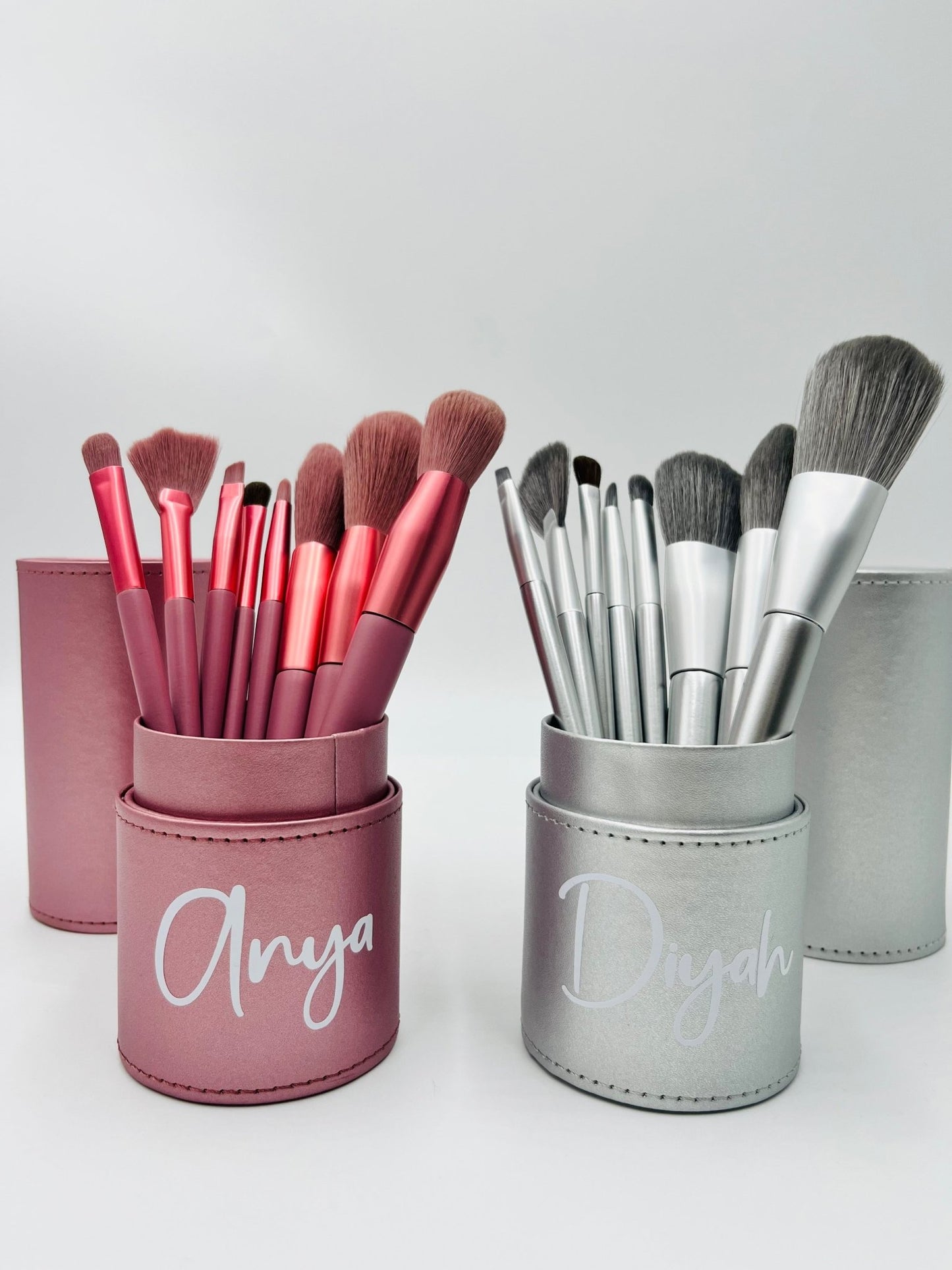 Personalised make up brush sets