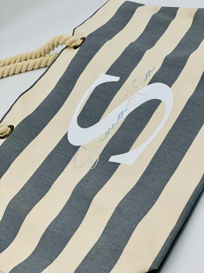 Personalised Nautical Beach Bag - sweetassistant